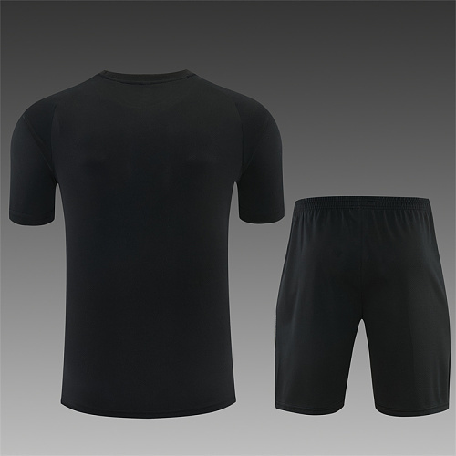 2026/27  Atletico Madrid Black Short Sleeve Tracksuits