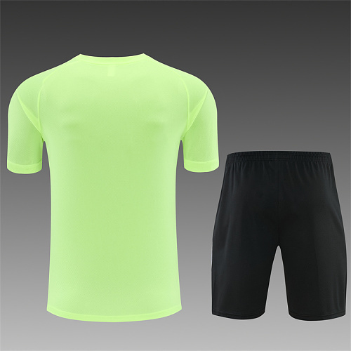2026/27  Atletico Madrid Fluorescent green Short Sleeve Tracksuits