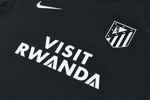 2026/27  Atletico Madrid Black Short Sleeve Tracksuits