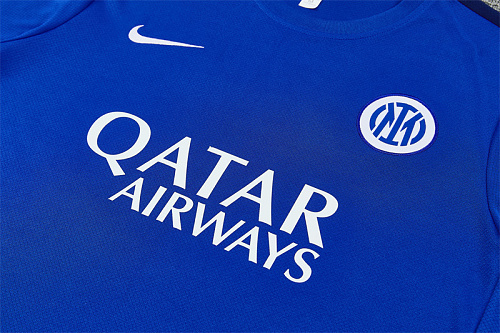 2026/27  Inter Milan Bright blue Short Sleeve Tracksuits