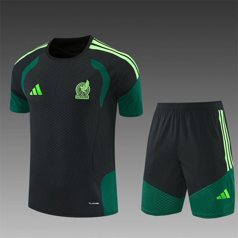 2026/27  Mexico Black Short Sleeve Tracksuits