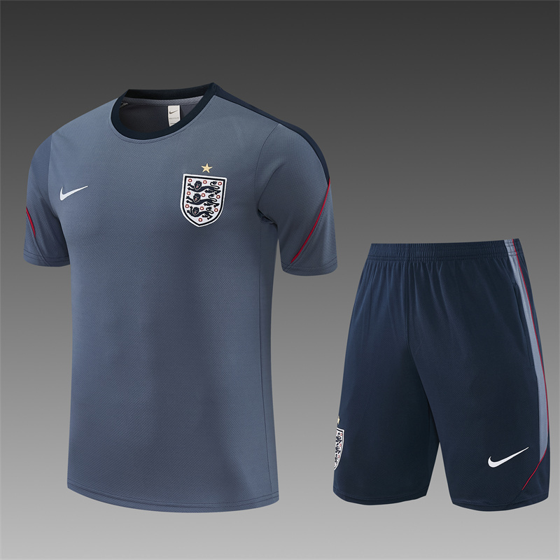 2026/27 England Grey Short Sleeve Tracksuits