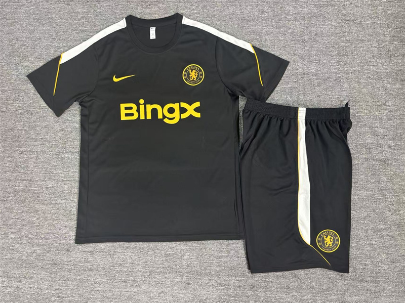 2026/27 Chelsea Black Short Sleeve Tracksuits
