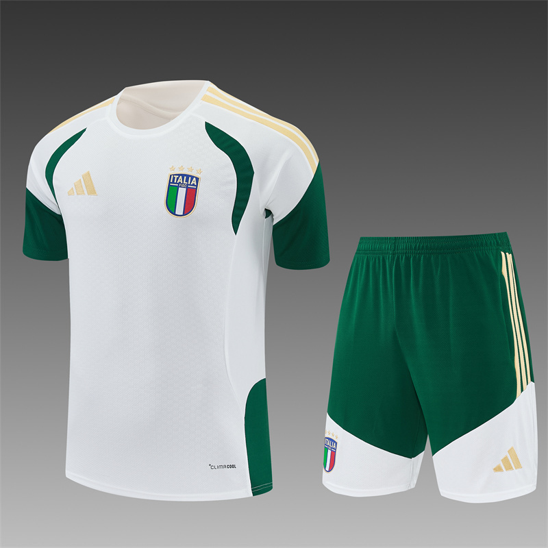 2026/27 Italy White Short Sleeve Tracksuits