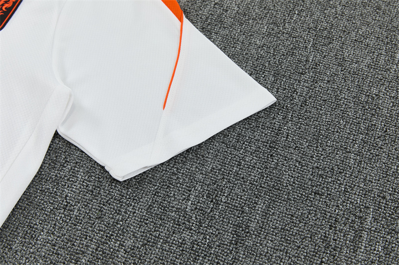 2026/27 Netherlands White Short Sleeve Tracksuits