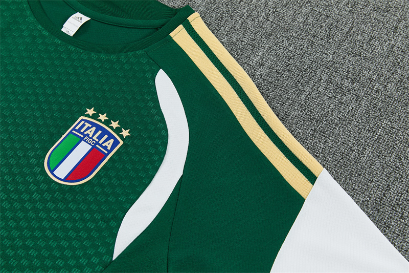 2026/27 Italy Green Short Sleeve Tracksuits