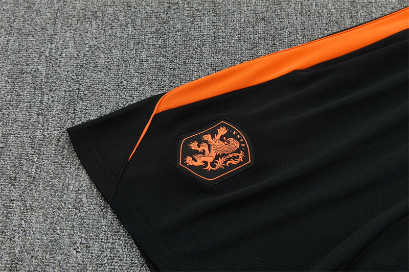 2026/27 Netherlands orange Short Sleeve Tracksuits