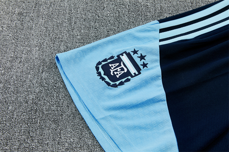 2026/27 Argentina Sapphire blue Short Sleeve Tracksuits