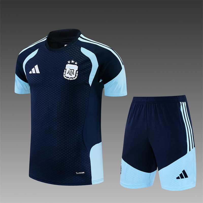 2026/27 Argentina Sapphire blue Short Sleeve Tracksuits