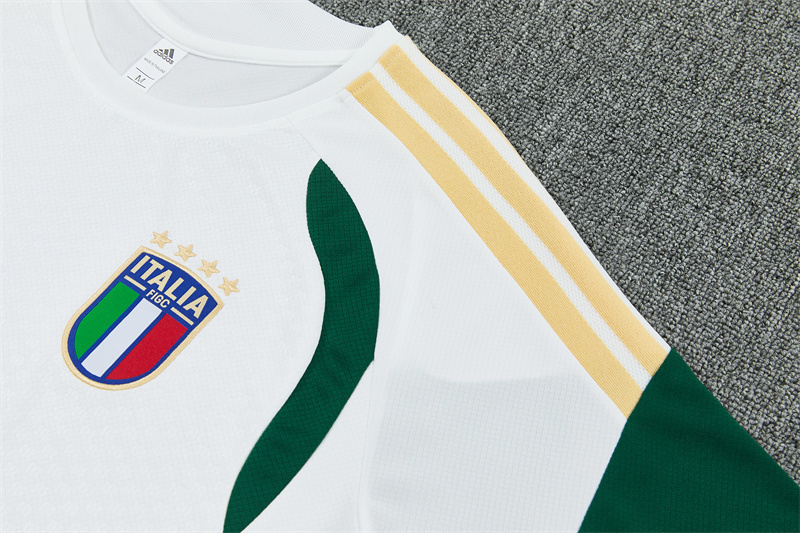 2026/27 Italy White Short Sleeve Tracksuits