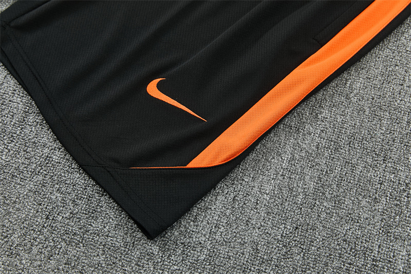 2026/27 Netherlands Black Short Sleeve Tracksuits