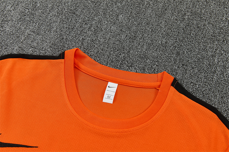 2026/27 Netherlands orange Short Sleeve Tracksuits
