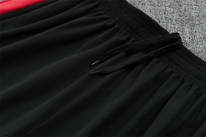 2026/27 Brazil Black and orange pink Short Sleeve Tracksuits