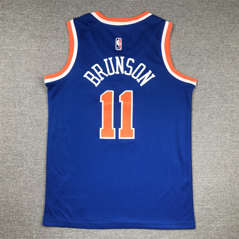 New York Knicks #11 Blue Basketball Jersey