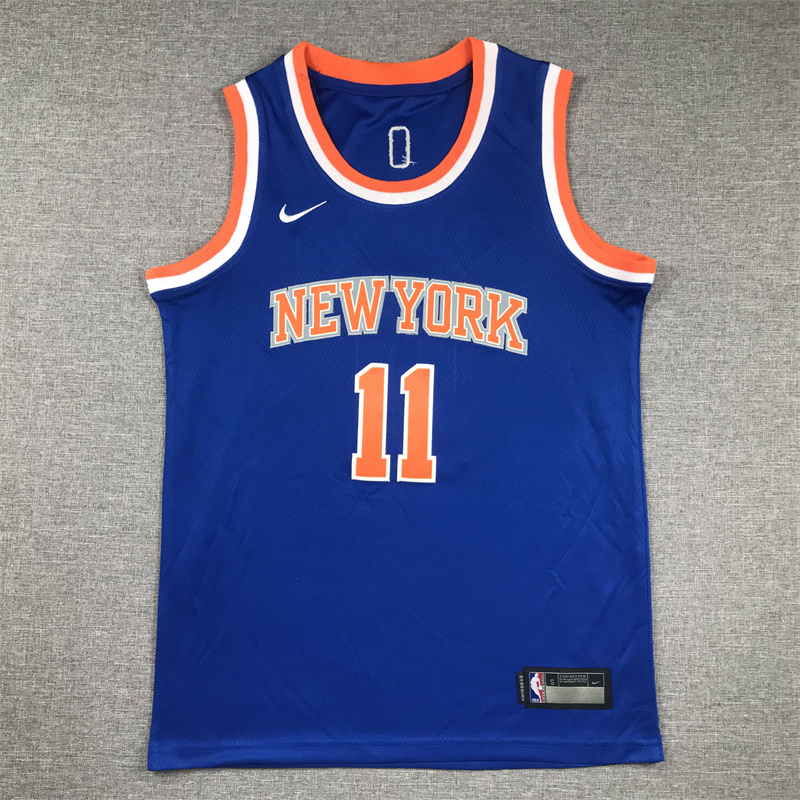 New York Knicks #11 Blue Basketball Jersey