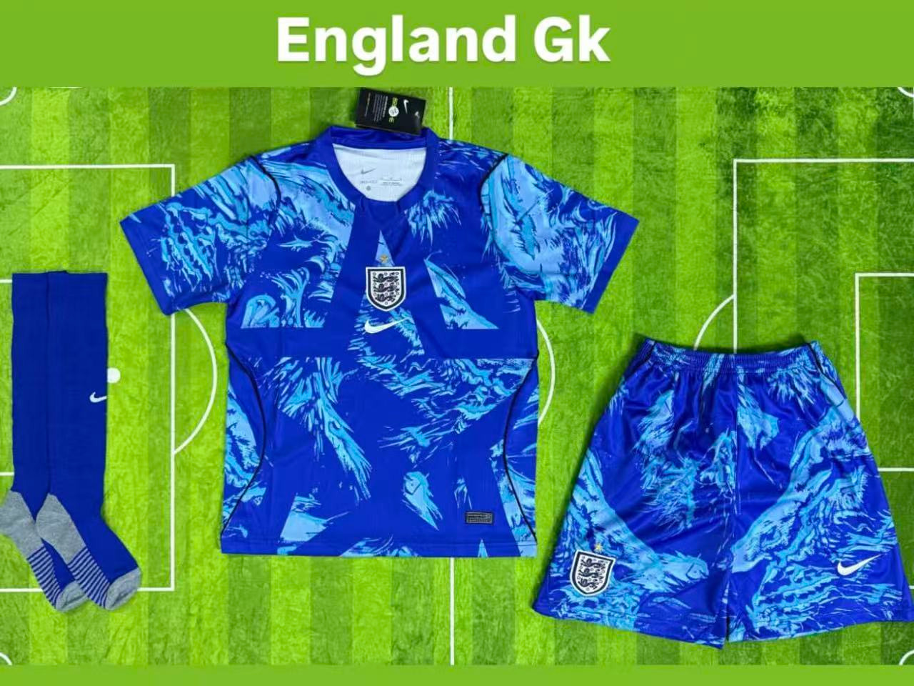 26/27 England Blue GK Football Kit
