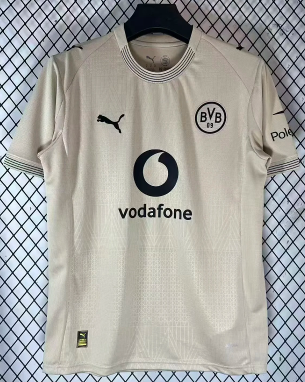 2026-27 Dortmund Beige Grey Commemorative Edition football jersey