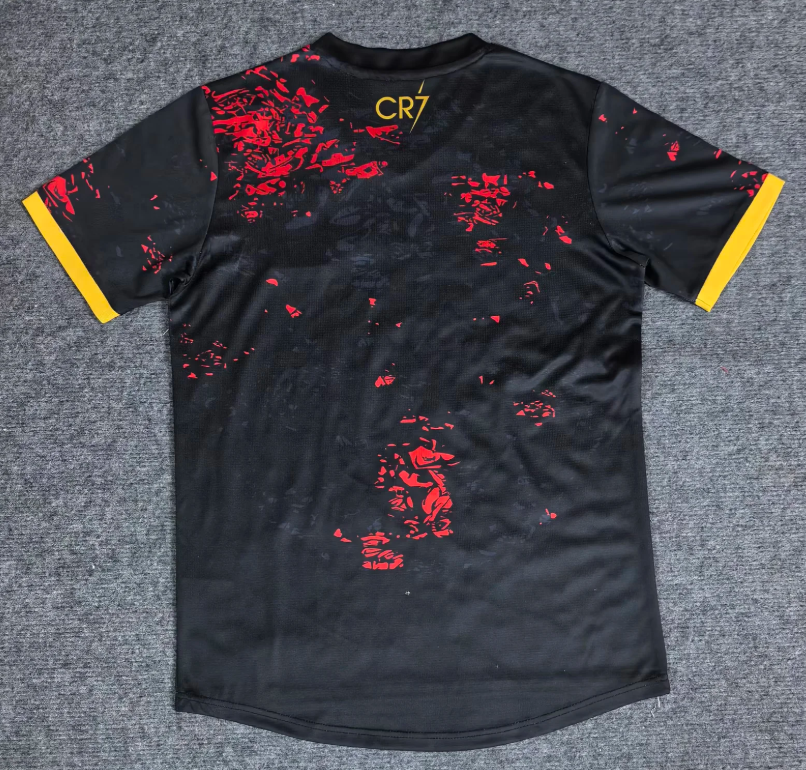 2026-27 Portugal Black CR7 Football Jersey