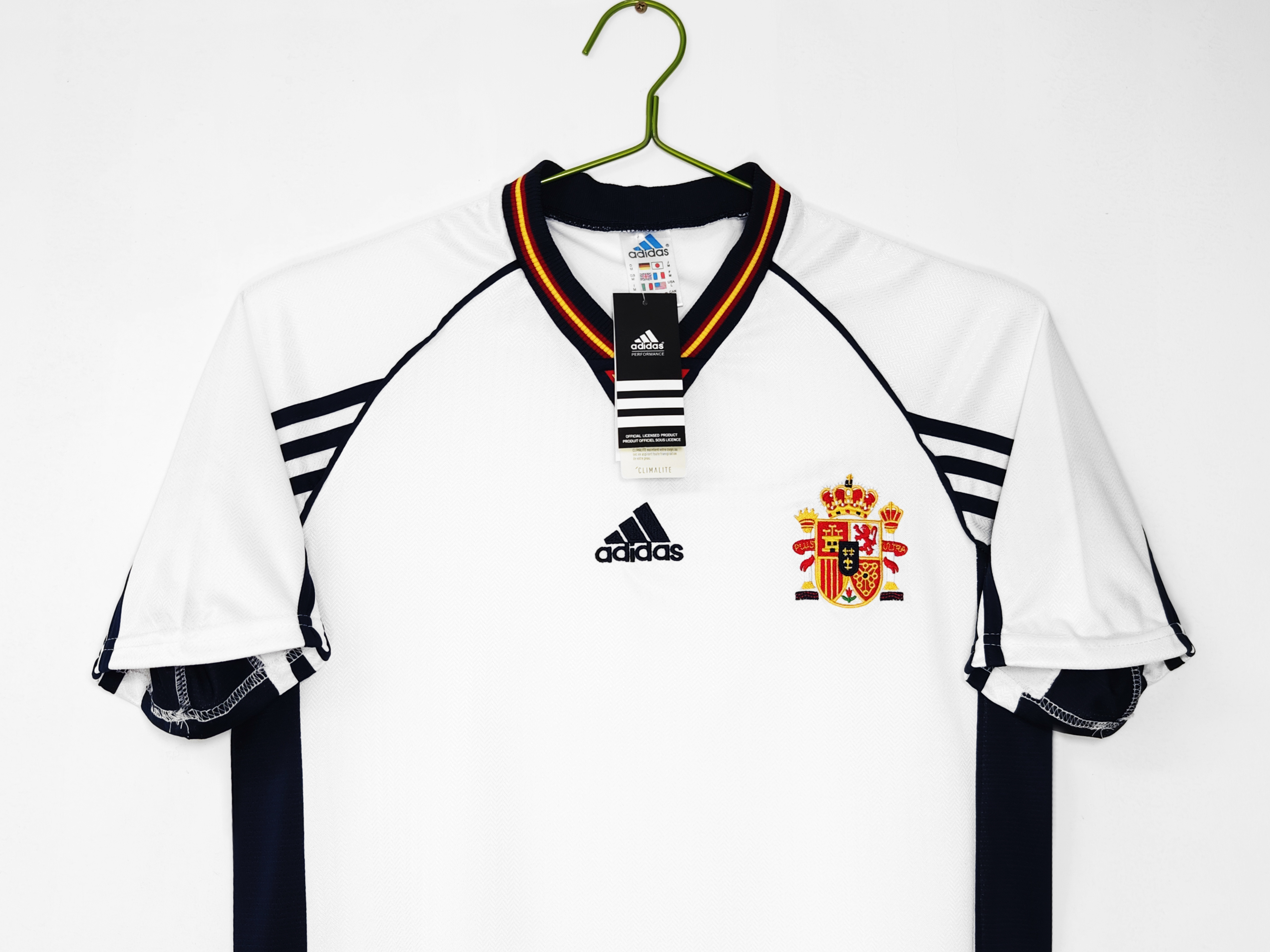 1998 Spain Away  Retro jersey