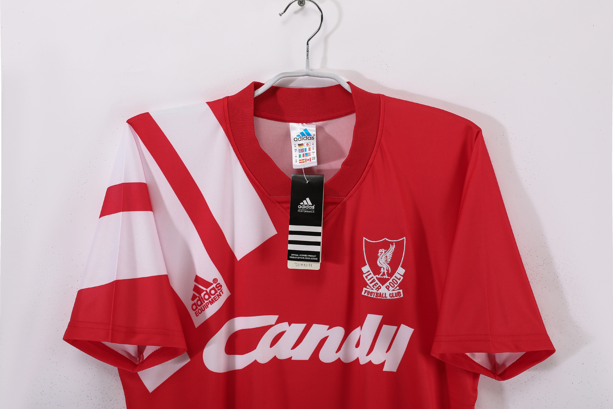 1991/92  Liverpool Home Retro jersey