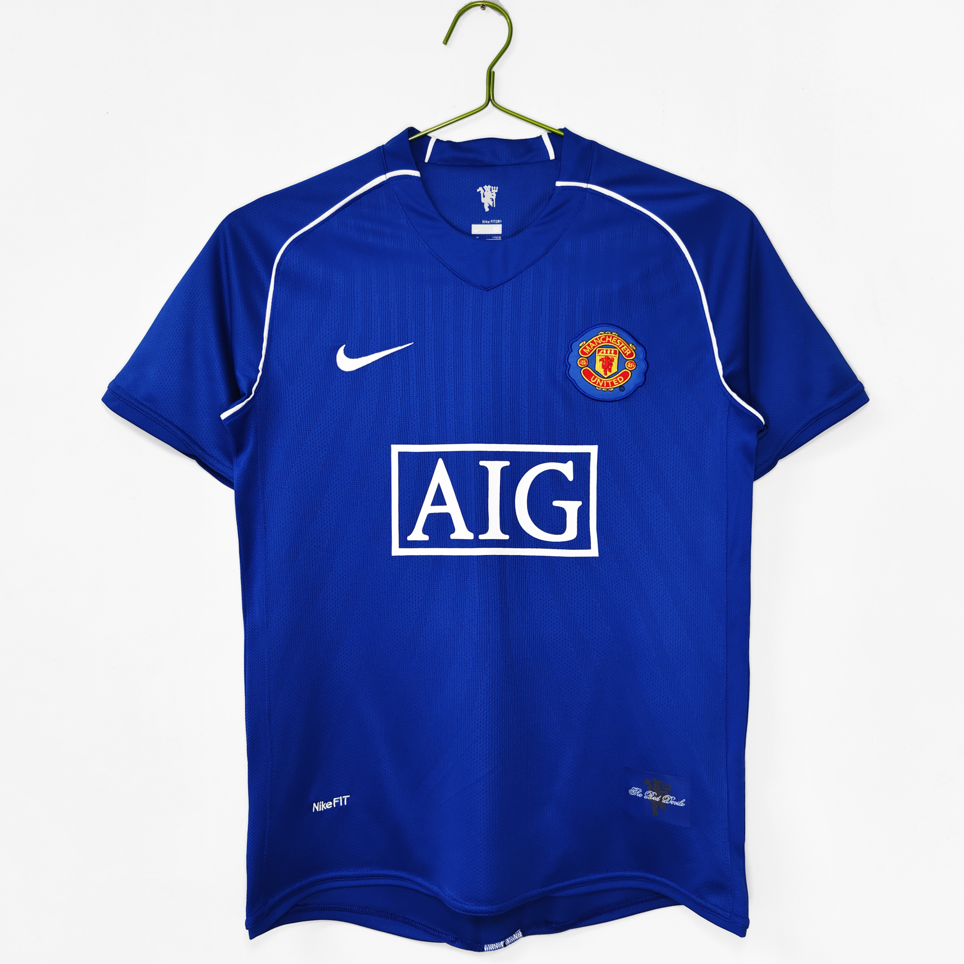 2007/08  Manchester United Goalkeeper in blue Retro jersey