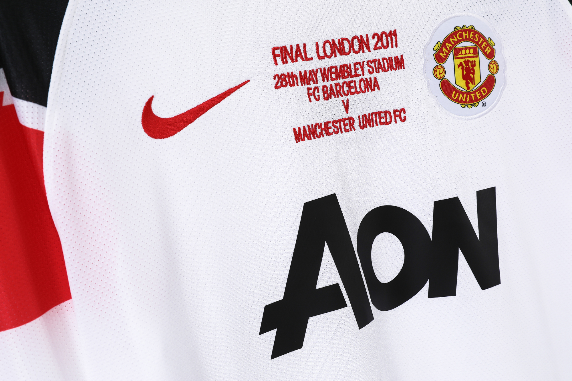 2010/11 Manchester United Away Champions League version Retro jersey
