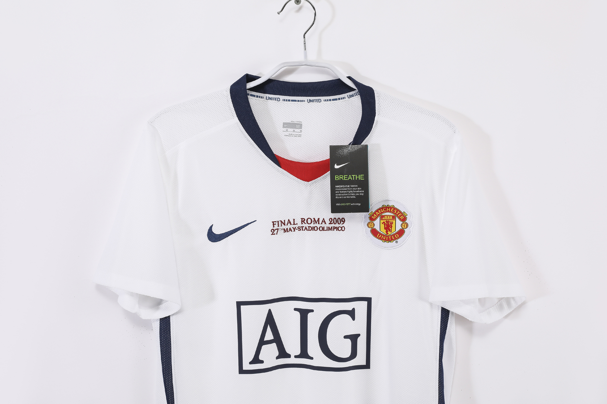 2008/09 Manchester United Away Champions League version Retro jersey