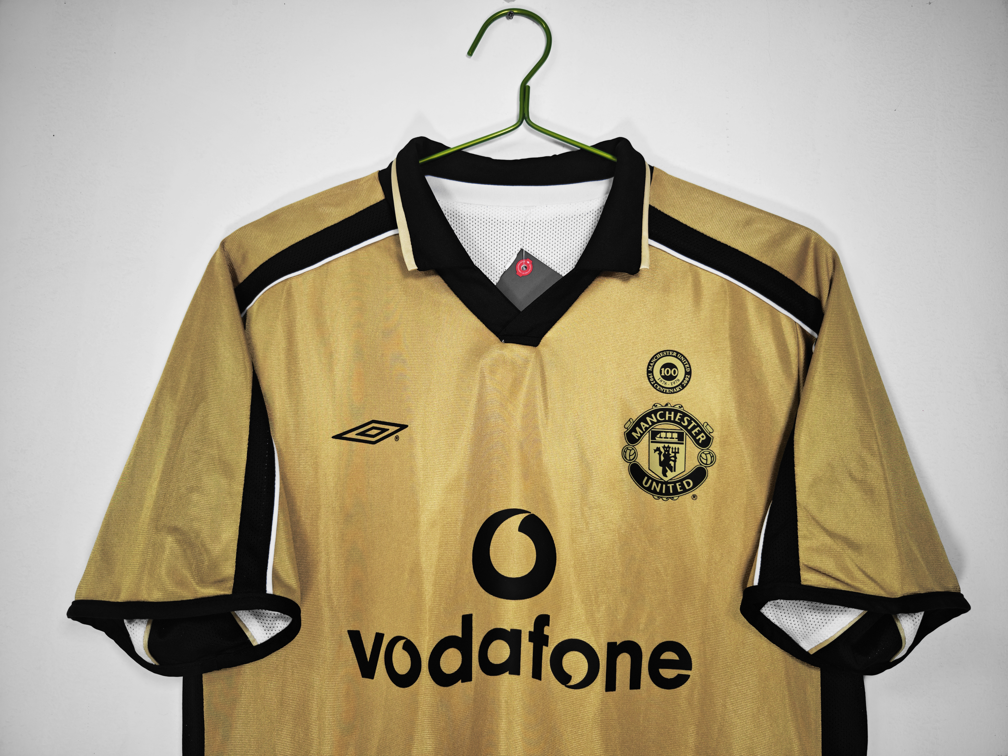 2001/02 Manchester United Centennial Commemorative Edition Retro jersey