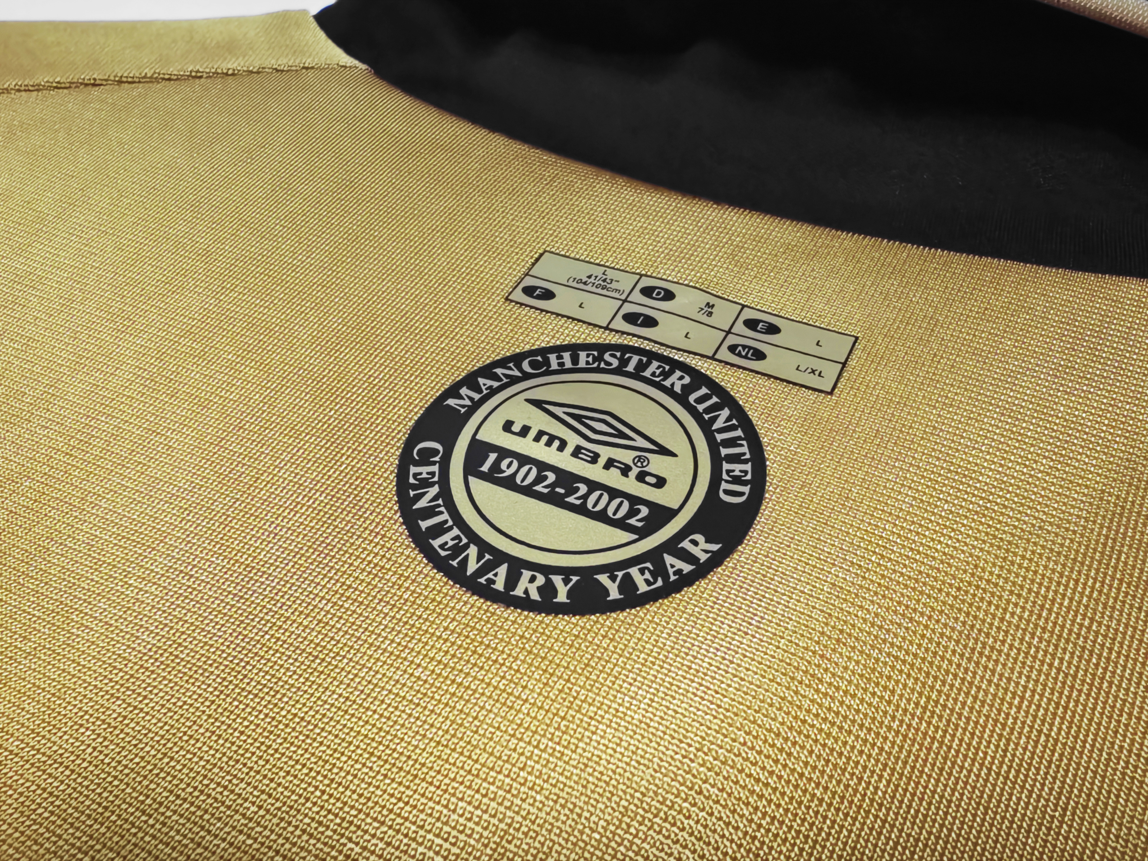 2001/02 Manchester United Centennial Commemorative Edition Retro jersey