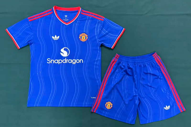 2026-27 Manchester united Blue Concept version  Football Kit