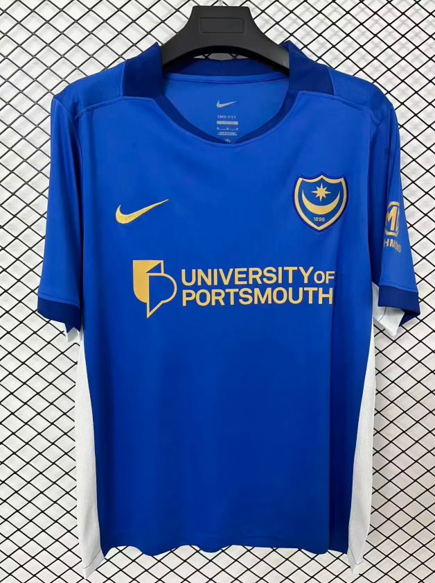 2026-27  Portsmouth blue Home Football Jersey