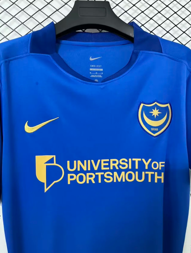 2026-27  Portsmouth blue Home Football Jersey