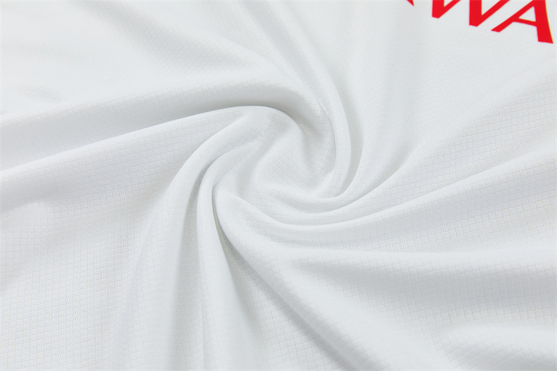 26/27 PSG White Short Sleeve Tracksuits PSG