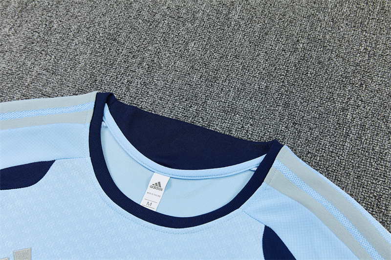 26/27 Ajax Light Blue Short Sleeve Tracksuits