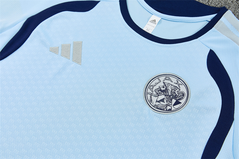 26/27 Ajax Light Blue Short Sleeve Tracksuits