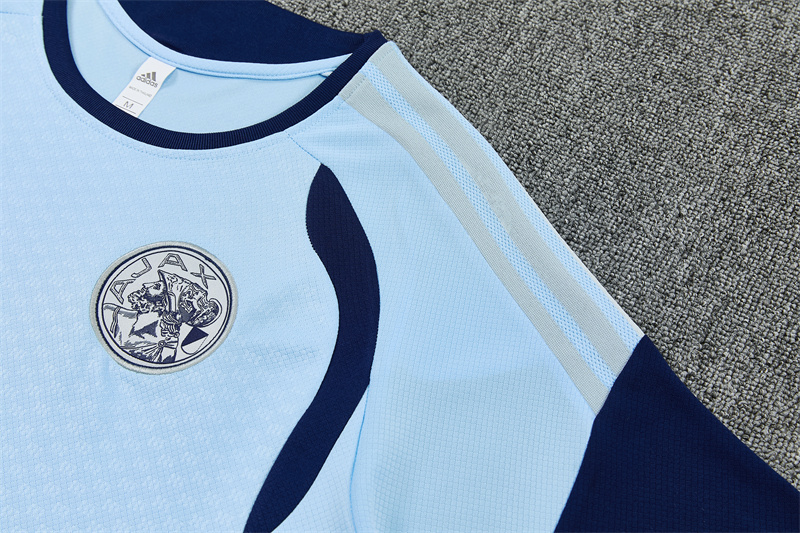 26/27 Ajax Light Blue Short Sleeve Tracksuits