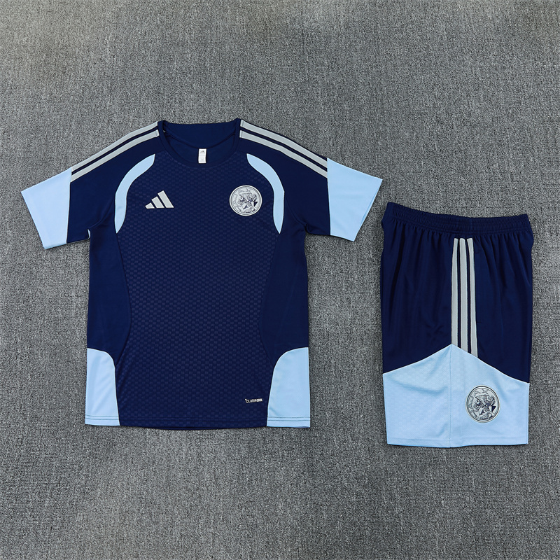 26/27 Ajax Royal Blue Short Sleeve Tracksuits