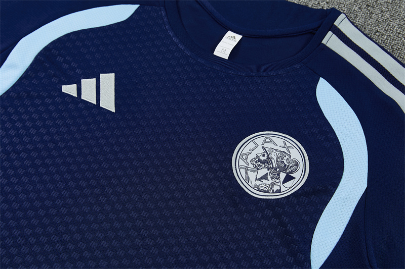 26/27 Ajax Royal Blue Short Sleeve Tracksuits