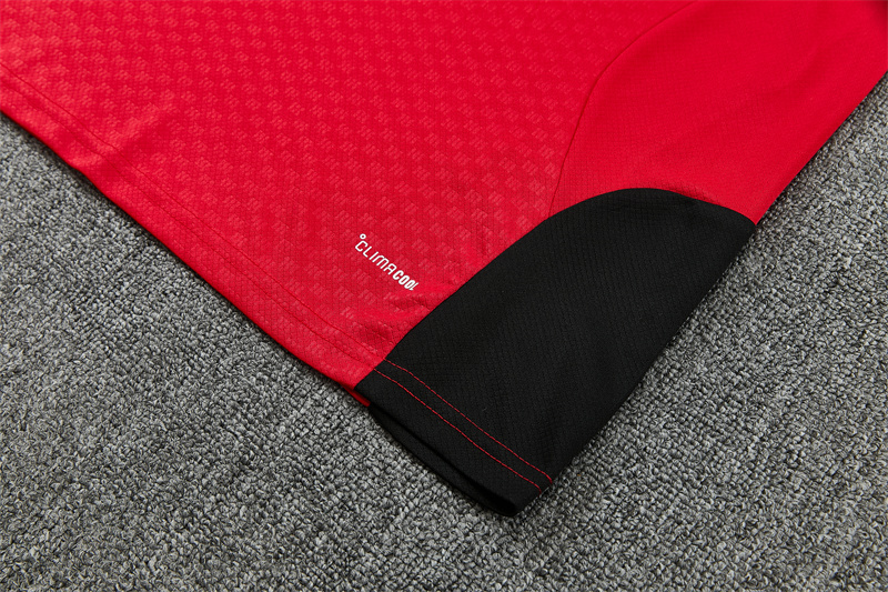 26/27 Manchester United Red Short Sleeve Tracksuits