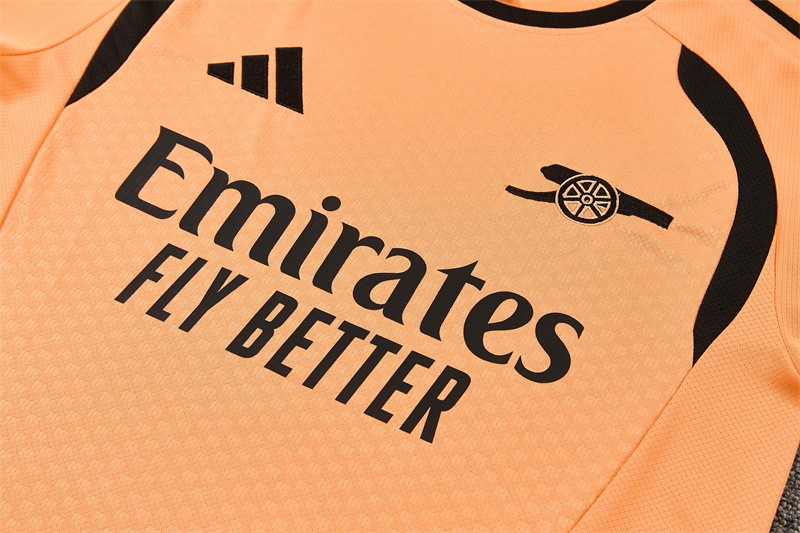 26/27 Arsenal Orange Short Sleeve Tracksuits