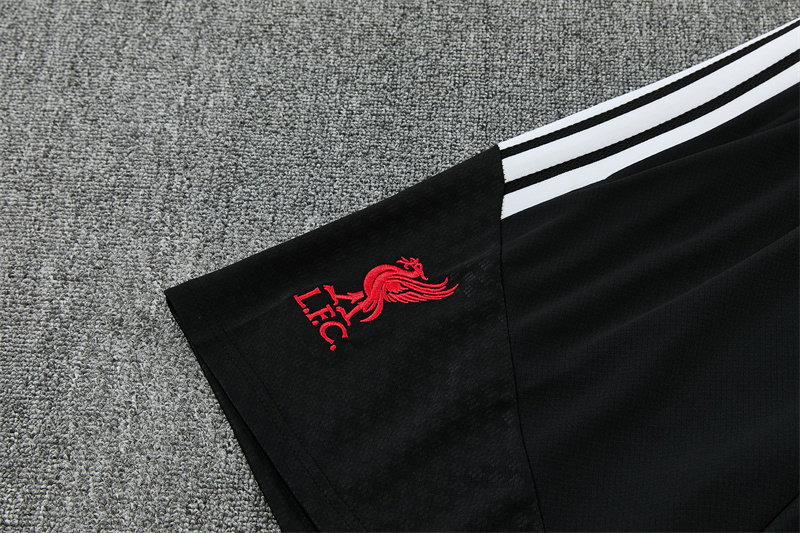 26/27 Liverpool Black Short Sleeve Tracksuits