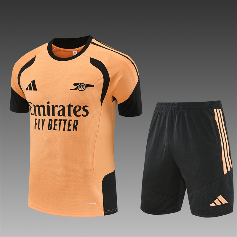 26/27 Arsenal Orange Short Sleeve Tracksuits