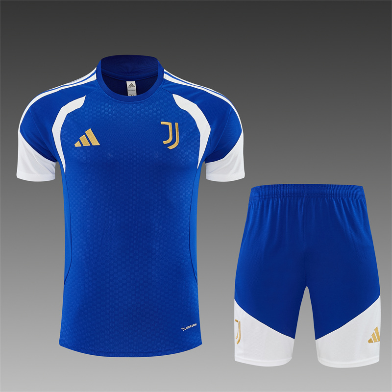 26/27 Juventus Blue Short Sleeve Tracksuits