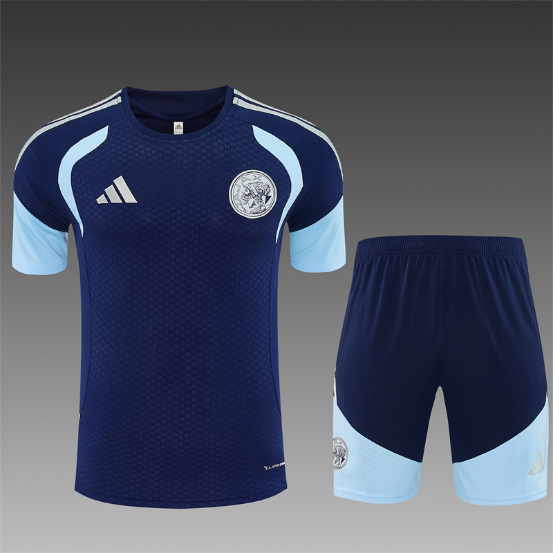 26/27 Ajax Royal Blue Short Sleeve Tracksuits