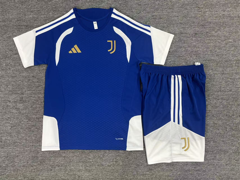 26/27 Juventus Blue Short Sleeve Tracksuits