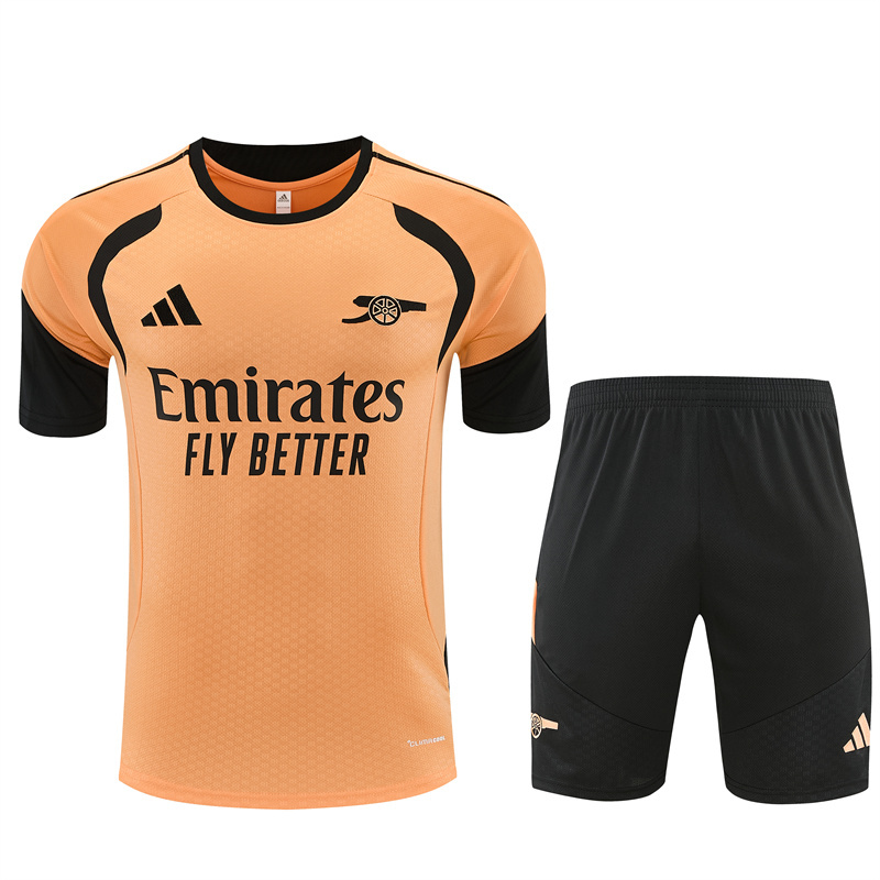 26/27 Arsenal Orange Short Sleeve Tracksuits
