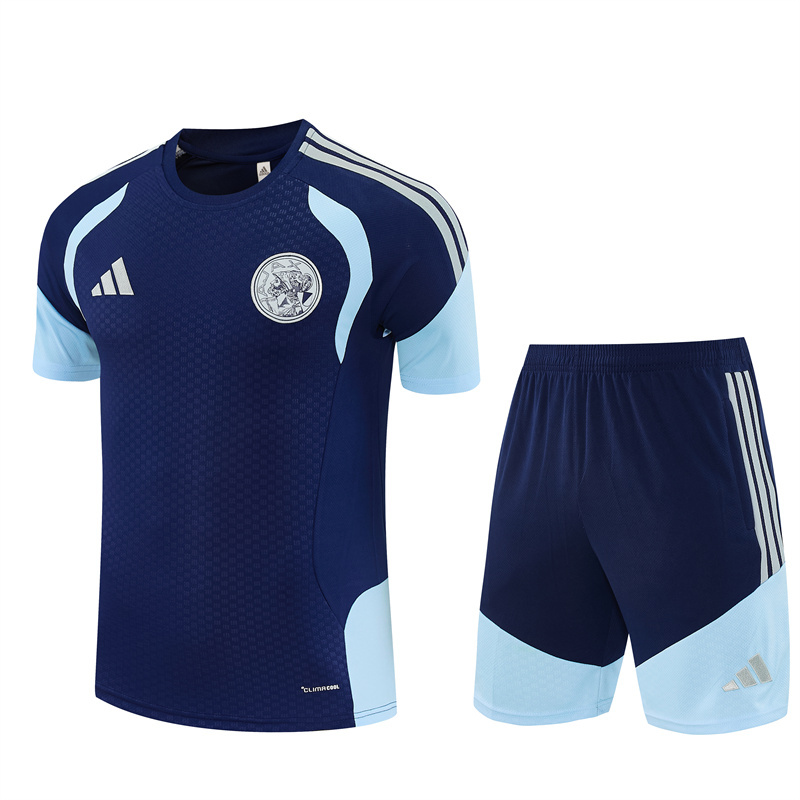 26/27 Ajax Royal Blue Short Sleeve Tracksuits