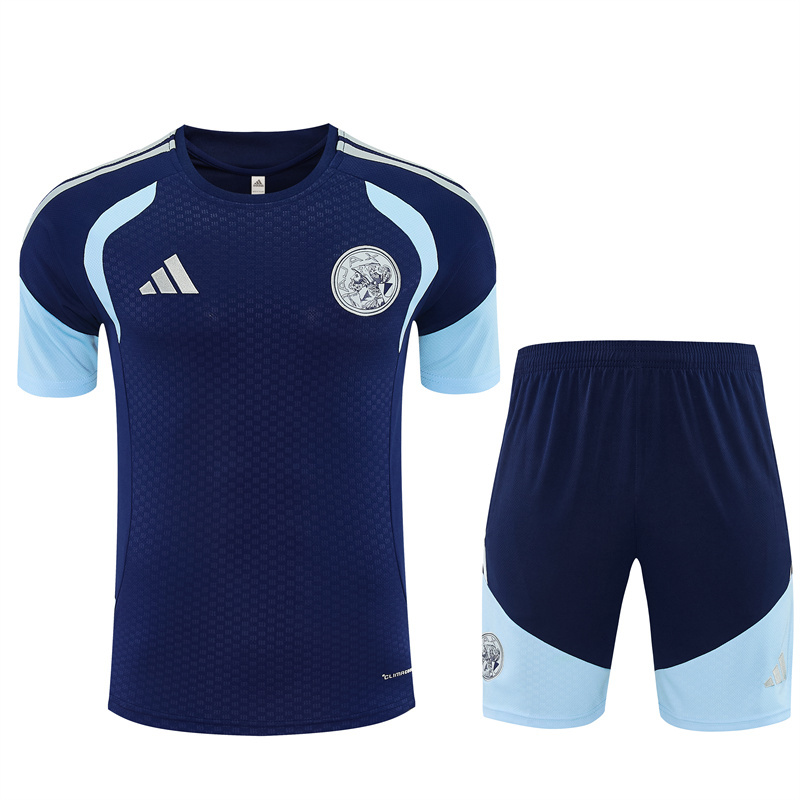 26/27 Ajax Royal Blue Short Sleeve Tracksuits