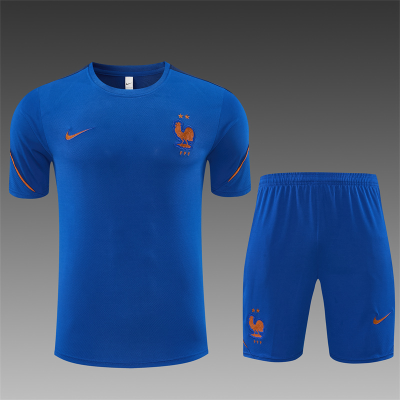 26/27 French Blue Short Sleeve Tracksuits