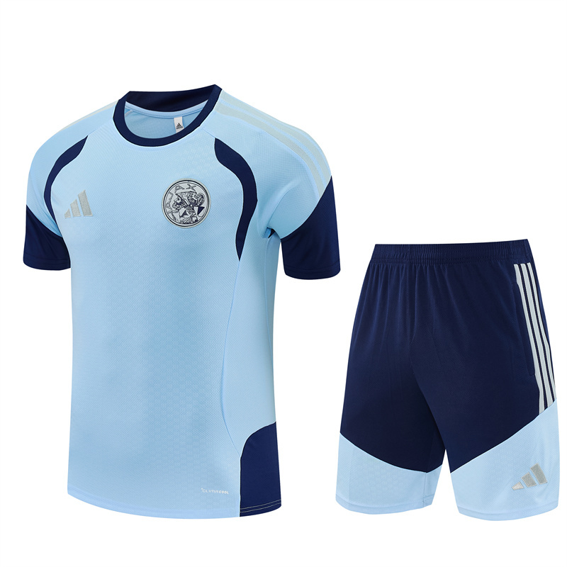 26/27 Ajax Light Blue Short Sleeve Tracksuits